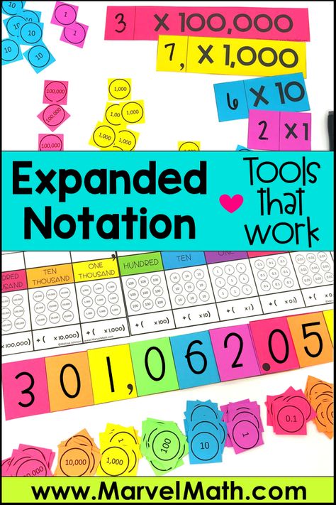 Expanded Notation Activities, 3rd Grade Place Value, Place Value Activities 5th Grade, Place Value Activities 4th, Expanded Notation 3rd Grade, Place Value 5th Grade, 4th Grade Place Value, Place Value 4th Grade, Place Value Activities 3rd Grade