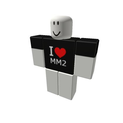 I Love Mm2 T-shirt, Cute Black Shirts, Roblox T Shirts, Free T Shirt Design, Roblox T-shirt, Black Shirts, Free Tshirt, Classic Shirt, Shirts For Girls