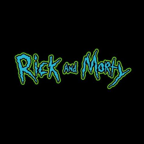 Rick And Morty T Shirt Design, Rick And Morty Widget Icons, Rick And Morty Icons Aesthetic, Rick And Morty Font, Rick And Morty Graffiti, Rick And Morty Icon, Rick And Morty Logo, Rick And Morty Tshirt, Rick And Morty Design