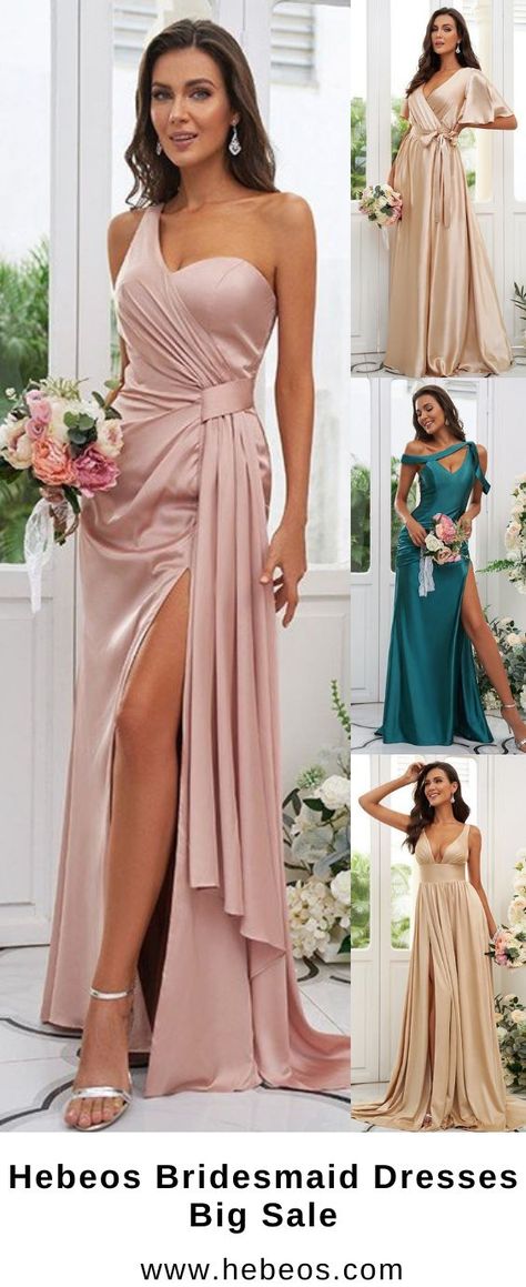 Maid Of Honor Dress Crystal, Over The Top Bridesmaid Dresses, Champagne Long Dresses, Hot Bridesmaid Dresses, Bride Maids Dresses 2022, Maid Of Honor Dress Styles, Brids Mades Dresses Bridesmaid, Braid Maids Dresses, Bridesmaid Dresses Design Style