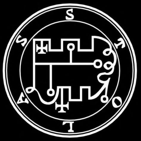 Prince Stolas Demon, Stolas Witchcraft, Stolas Demonology, Ars Goetia Helluva Boss, Stolas Grimoire, Stolas Sigil, Prince Stolas, Demon Symbols, Faerie Aesthetic