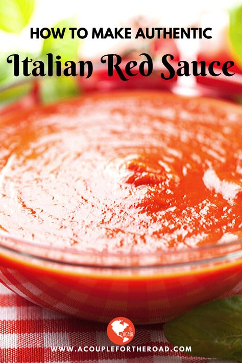 Sugo Sauce Recipe, Italian Gravy Authentic, Red Gravy Recipe Italian, Best Italian Red Sauce Recipe, Best Italian Tomato Sauce Recipe, Italian Pasta Dishes Red Sauce, Authentic Italian Meat Sauce, Homemade Red Sauce Italian, Red Sauce Pasta Recipes