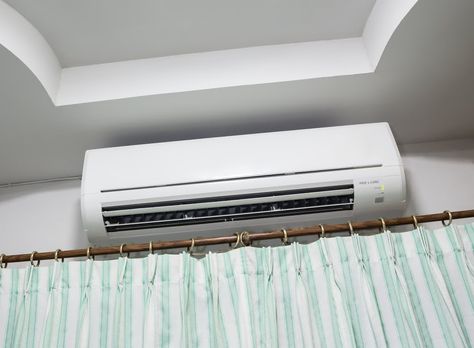 Aircondition In Bedroom, Split Type Aircon Cover Design, Air Conditioner Ducting, Room Ac, Ac Room, Daikin Air Conditioning, Split Type Aircon, Split System Air Conditioner, Ducted Air Conditioning