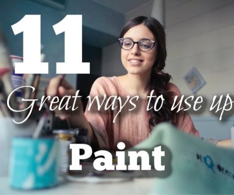 If you have ever embarked on a painting project such as the exterior of your home or even a single room, you probably have had some leftover paint that you have no idea what to Leftover Paint Projects, Kids Painting Projects, Leftover Paint, Single Room, Benjamin Moore Paint, Painted Ceiling, Paint Samples, Left Over, You Have No Idea