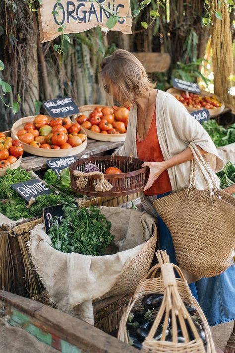 Market stands