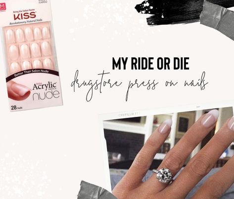 Home Manicure: The Best Press-On Nails You Can Buy at the Drugstore Best Press On Nails Drugstore, Kiss Gel Fantasy Nails, Doing My Nails, At Home Manicure, Best Press On Nails, Home Manicure, Best Press, Fantasy Nails, Classic French Manicure