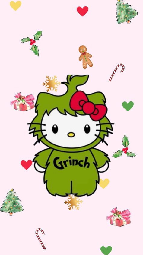 Hello Kitty Wallpaper Android, Hello Kitty Christmas Background, Hello Kitty Gingerbread Wallpaper, New Years Hello Kitty Wallpaper, Grinch Hello Kitty, New Years Hello Kitty, Hello Kitty New Year Wallpaper, Hello Kitty Christmas Wallpaper Iphone, Charmmy Kitty Wallpapers