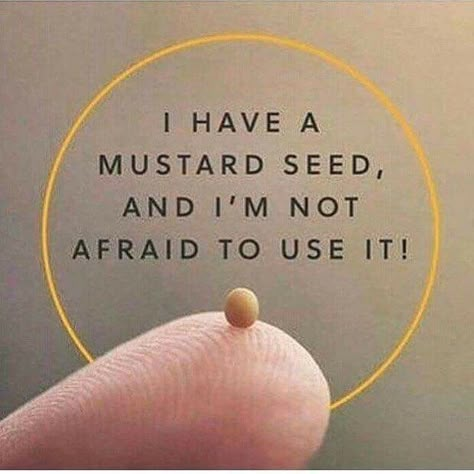 Mustard Seed Faith, Faith Inspiration, Mustard Seed, Spiritual Inspiration, Faith In God, Words Of Encouragement, Trust God, Faith Quotes, Bible Journaling