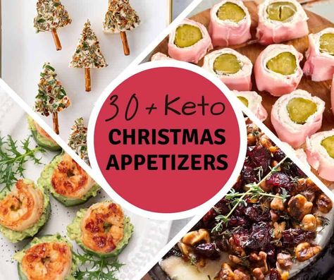 30+ Keto Christmas Appetizers Keto Appetizers Dairy Free, Keto Appetizers Recipes, Easy Keto Christmas Appetizers, Christmas Low Carb Appetizers, Carb Friendly Appetizers, Keto Low Carb Appetizers, High Protein Christmas Appetizers, Paleo Christmas Appetizers Party, Carbless Appetizers