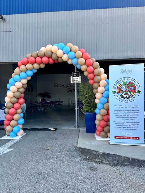 Classic 5 color balloon arch. 5 Color Balloon Arch, Nonprofit Organization, Balloon Arch, Non Profit, Balloon Decorations, Culture Art, Arch, Balloons, Color