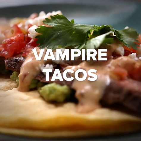 9 Juicy Gourmet Steak Recipes You Can Make At Home Vampire Tacos Recipe, Velvet Taco Recipe, Toppings For Tacos, Vampire Tacos, Gourmet Steak, Bowls Recipes, Veggie Fries, Chipotle Peppers, Mini Tacos