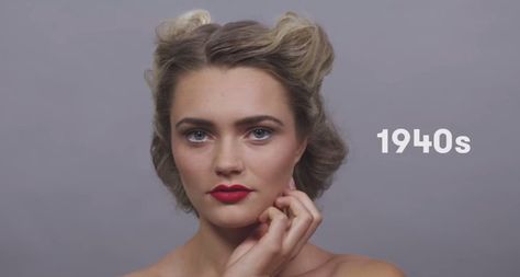 See 100 Years of German Beauty in 2 Minutes German Makeup, German Beauty, Beauty Videos, 100 Years, Fashion Makeup, Iran, Makeup Looks, Beauty Hacks, The 100