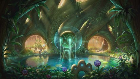 Underwater Grotto, Fairy Grotto, Mermaid Grotto, Floating Fountain, Lost Continent, Magic Fountain, Robin Hobb, Underwater Caves, Ren Fair