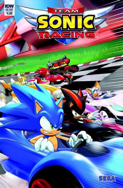 Team Sonic Racing, Sonic Racing, Big The Cat, Comic Shop, Sonic And Shadow, San Diego Comic Con, Sonic Art, Shadow The Hedgehog, Racing Team