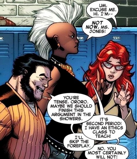 Wolverine X Storm, Storm And Wolverine, Wolverine And Storm, Deadpool Y Spiderman, Storm Xmen, Storm Marvel, Logan Howlett, Jokes About Men, Ororo Munroe