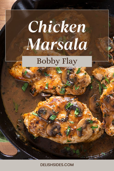 Bobby Flay Chicken Marsala Best Chicken Marsala Recipe, Wine Mushrooms, Limoncello Cake, Chicken Marsala Recipe, Big Chicken, Bobby Flay Recipes, Red Wine Recipe, Chicken Stock Recipe, Marsala Recipe