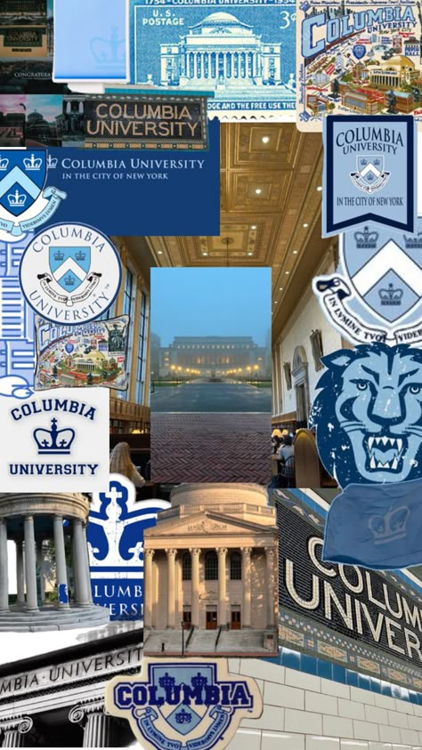 Columbia University Vision Board, Columbia University Aesthetic Wallpaper, Columbia University Acceptance, Columbia Uni, Columbia University Medical School, Columbia University Poster, Columbia University Diploma, University Inspiration, Columbia College