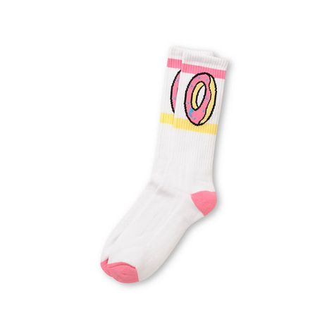 Odd Future Donut White Pink Crew Socks ($15) ❤ liked on Polyvore featuring intimates, hosiery, socks, accessories, fillers, ofwgkta, shoes, odd future socks, pink socks and white crew socks Striped Tube Socks, White Tube, Odd Future, Pink Socks, Tube Socks, Crew Cuts, Striped Socks, Cotton Socks, Hosiery