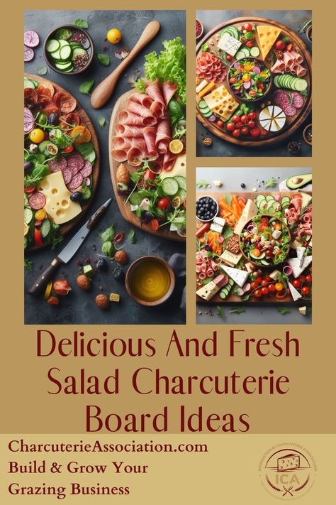 Who says salads have to be boring? Elevate your greens game with our Salad Charcuterie Board Ideas! 🥗🧀 From fresh veggies to gourmet toppings, we've got the scoop on crafting the ultimate salad spread. Check out our article for inspiration! #SaladCharcuterie #HealthyEating #GourmetSalads #FreshAndFlavorful #SaladInspiration #charcuterie #charcuterieideas 🥒🍅 Salad Charcuterie Board Ideas, Salad Charcuterie Board, Ultimate Salad, Salad Inspiration, Presentation Tips, Charcuterie Board Ideas, Fresh Salad, Fresh Salads, Fresh Veggies