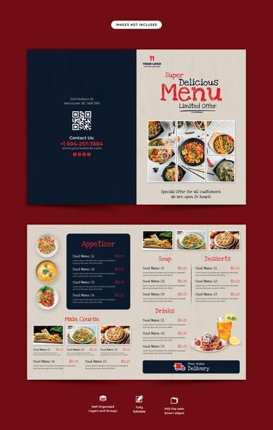 Menu Engineering, Menu Design Layout, Menu Brochure, Menu Cover Design, Restaurant Brochures, Restaurant Menu Covers, Brochure Food, Menu Design Inspiration, Cafe Menu Design