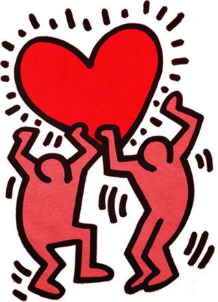 Keith Haring ❤️ Keith Harrington Art, Dark Fairy Core, Peace Drawing, Paint Book, Parking Spot Painting, Pop Art Tattoos, Keith Haring Art, Haring Art, Parking Spot