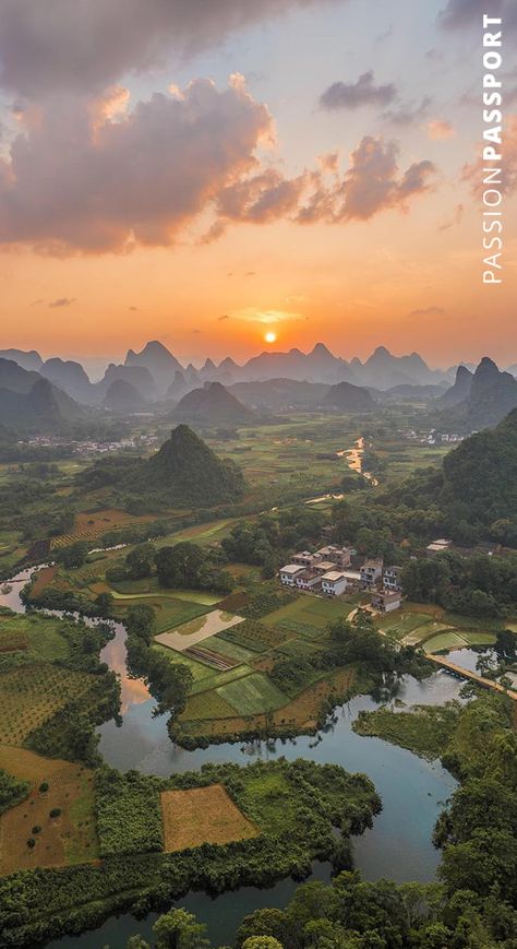 China Landscape Photography, China Astethic, China Countryside, China Scenery, Landscape China, Asia Landscape, Chinese Countryside, China Nature, China Landscape