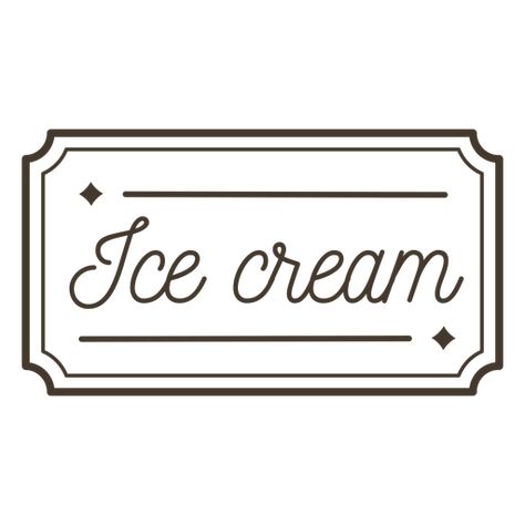 Ice Cream text lettering badge stroke PNG Design Ice Cream Text, Png Text, Art Simple, Create T Shirt, Design Ad, Png Design, Design Fashion, Svg Design, Png Image