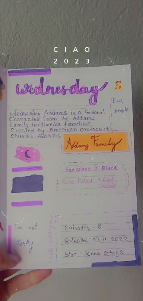 Wednesday Addams Journal, Charles Addams, Wednesday Addams, Jenna Ortega, Quick Saves, Art