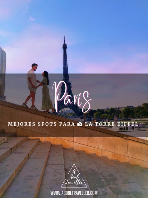 Cuáles son las mejores localizaciones desde las que fotografiar la Torre Eiffel, en este post te desvelamos cada una de ellas 🤩 Paris, Travel