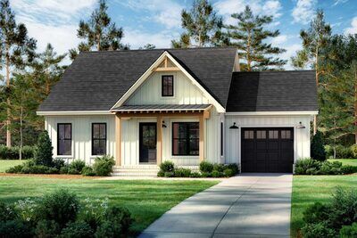 1-Bed Casita or ADU under 800 Square Feet - 623069DJ | Architectural Designs - House Plans Plan 51814hz, Craftsman Cottage House Plans, Acadian Homes, Acadian House Plans, Wraparound Porch, Craftsman Cottage, Country Craftsman, Open Living Area, Bed Modern