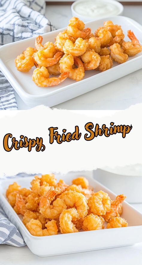 Indulge in the crispy, savory delight of perfectly Fried Shrimp. This recipe combines the subtle tang of buttermilk with the spice of Old Bay seasoning, creating a batter that coats each shrimp with a golden, crunchy exterior. Fried Shrimp Batter, Shrimp Batter, Fried Shrimp Recipe, Crispy Fried Shrimp, Fried Shrimp Recipes, Batter Recipe, Tartar Sauce, Fried Shrimp, Shrimp Recipe