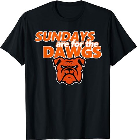 Cleveland Ohio Gift Dawg Sundays are for the Dawgs T-Shirt Happy Eating, Cultures Around The World, Cleveland Ohio, Branded T Shirts, Cleveland, Ohio, Collar Styles, Top Styles, Fashion Branding