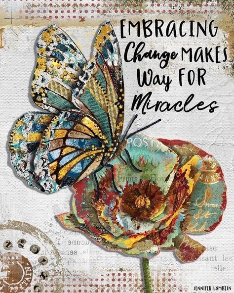 Jennifer Lambein Designs on Instagram: "Embracing Change Makes Way For Miracles 🦋☀️ 👉 https://www.etsy.com/shop/texturedhome" Butterflies Quotes, Jennifer Lambein, Butterfly Symbolism, Art Papillon, Butterfly Quotes, Mixed Media Design, Butterfly Art Print, Embracing Change, Butterfly Watercolor