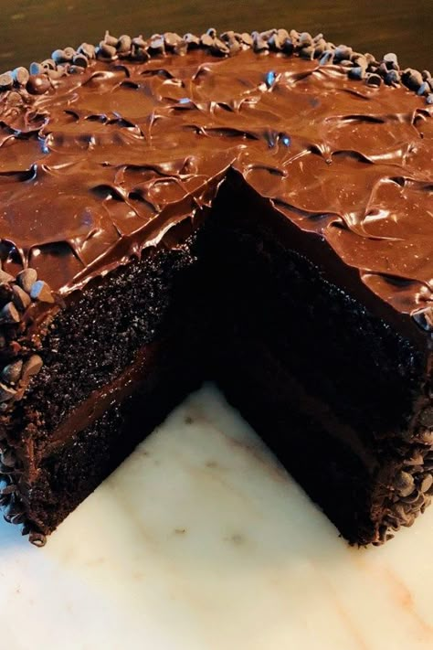 Hersheys Black Magic Cake Recipe, Hersheys Black Magic Cake, Back Of The Box Hersheys Chocolate Cake, Black Midnight Cake, Hershey Black Magic Cake, Recipes With Chocolate Bars, Choc Balls Recipe, Black Magic Cake Recipe, Black Cocoa Cake