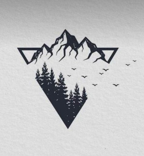 Tattoo Ideas For Men Mountain, Mountain Tattoos Men, Moutain Tattoos Men, Alaska Inspired Tattoos, Alaska Mountain Tattoo, Adventure Tattoo Men, Skyscraper Tattoo, Mountain Tattoo Men, Travel Tattoo Men