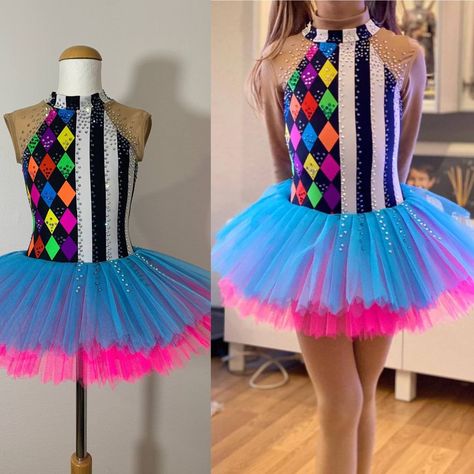 Figure skater wearing a tutu dress made by Dreamwing® Western Dance Costume, Circus Aerial, Dance Costumes Tap, Solo Dance Costumes, Circus Dress, Twirling Dress, Western Dance, Figure Skating Outfits, Sports Costume