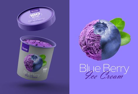 Ice Cream Photography, Scoop Ice Cream, Ice Cream Poster, Cream Packaging, Ice Cream Packaging, Ice Cream Design, Ice Cream Brands, 광고 디자인, Creative Package