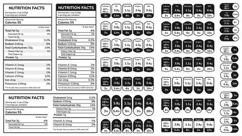 Nutrition facts and information label Pr... | Premium Vector #Freepik #vector #food #box #table #health Cereal Nutrition Facts, Cereal Packaging, Nutrition Facts Label, Box Table, Baked Fries, Vector Food, Food Box, Nutrition Labels, Oatmeal Cookies