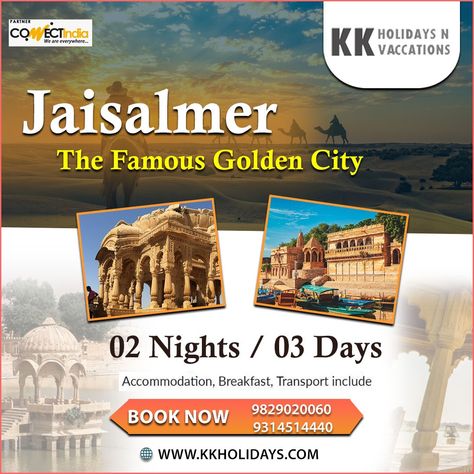 #KKholidays  #rajasthan #rajasthani #jaipur #india #rajasthandiaries #udaipur #incredibleindia #tourism #jodhpur #travel #photography #diaries #travelphotography #jaisalmer #jaipurdiaries #rajasthantrip #rajasthaniculture #rangeelorajasthan #rajputana #rajasthantour #jaipurcity #udaipurdiaries #ajmer #travelgram #pinkcity #style #travelblogger Jaisalmer Haveli, Rajasthan Travel Brochure, Jaipur Palace Illustration, Kashmir Tour Packages, Rajasthan Tour, Rajasthan Tour Packages, Golden City, Jaisalmer, Tour Operator