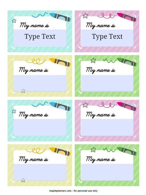 Cute Name Tags For School Free Printable, Free Printable Name Tags Templates, Names Tags For School Printables, Name Tags Printable Templates, Name Tag Printable, Free Printable Cubby Name Tags, Classroom Name Tags Desks Free Printable, Name Tags Printable, Cubby Name Tags