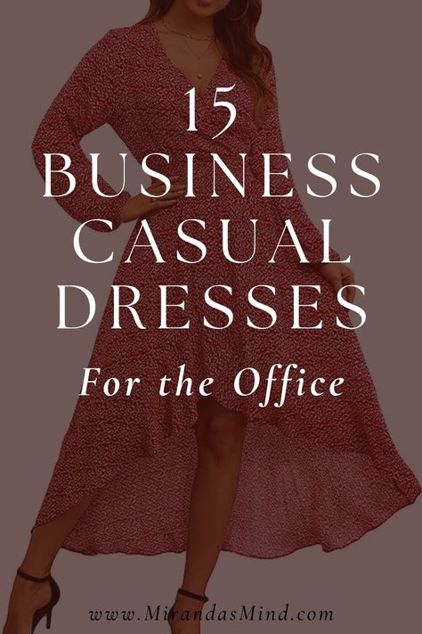 Casual Business Dress For Women, Summer Dresses Business Casual, Business Formal Women Outfits, Dress For Work Casual, Business Dress Code Women, Business Formal Outfits For Women Dress, Business Casual Dress For Women, Smart Casual Dresses For Women, Office Business Casual Outfits For Women