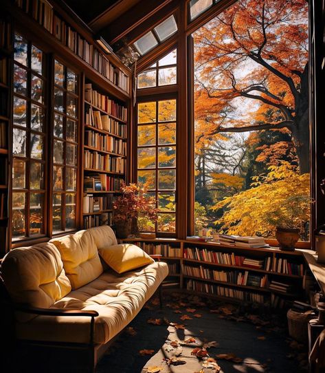 Instagram • Direct Treehouse Library, Treehouse Aesthetic, Witchy Houses, Small Cabin Living Room, Tea Nook, Mousetrap Car, Log Cabin Living Room, Log Cabin Living, Cozy Library