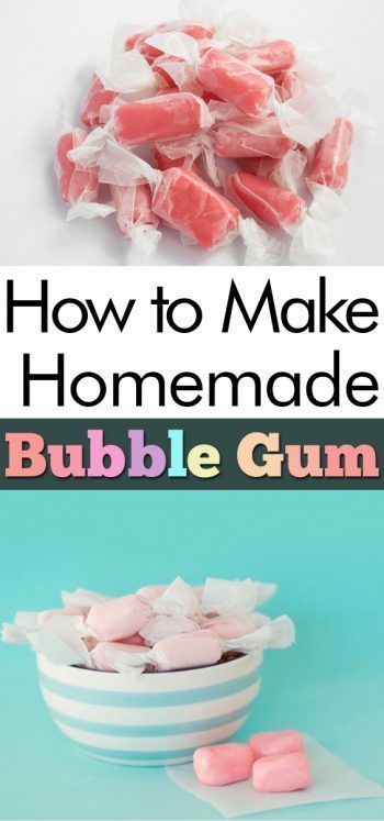 How to Make Homemade Bubble Gum Homemade Bubble Gum, Gum Recipe, List Of Lists, Gum Bubble, Easy Candy Recipes, Homemade Bubbles, Easy Candy, Diy Food Gifts, Candy Recipes Homemade