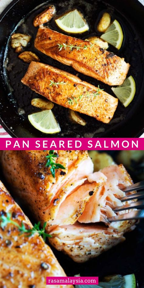 Gordon Ramsay Salmon, Sautéed Salmon, Best Salmon Recipes, Gordon Ramsay Dishes, Salmon Recipe Pan, Sauteed Salmon, Gordon Ramsey Recipes, Seared Salmon Recipes, Best Salmon Recipe