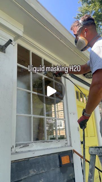 Thomas House Painting, LLC on Instagram: "Painting window sashes quick and efficiently 🌪️ 

What’s your preferred method?

#liquidmask #windows #paintmethods #worksmarternotharder" Sash Windows, Window Painting, House Painting, Mask