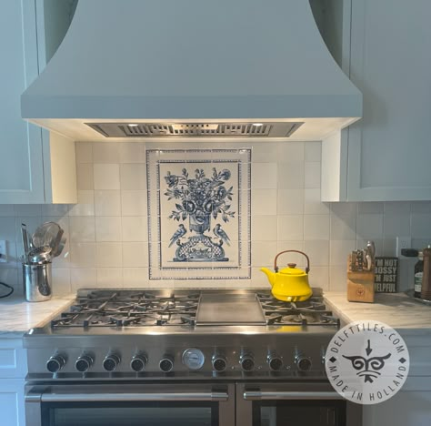 Home - Delft Tiles Delft Blue Tiles Kitchen, Delft Tiles Kitchen Backsplash, Azulejos Kitchen Backsplash, Delft Tile Kitchen, Amalfi Coast Interior Design, Portuguese Tile Kitchen, Portugese Tiled Kitchen, Delft Tile Backsplash, Portuguese Kitchen Design