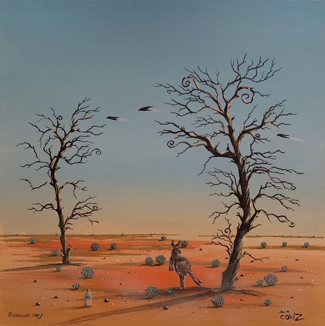 Desertification Poster Drawing, Drought Painting, Drought Drawing, Art Highschool, Earth Illustration, Outback Australia, Poster Drawing, Nature Painting, Z Arts