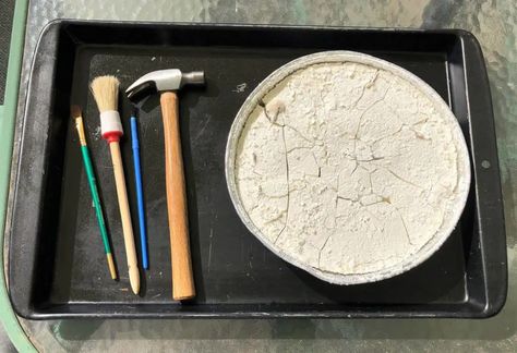 Diy Paleontologist Kit, Diy Rock Digging Kit, Dinosaur Dig Diy, Diy Excavation Kit For Kids, Diy Fossil Dig How To Make, Making Fossils With Kids, Diy Dinosaur Fossils, Diy Fossils For Kids, Fossil Dig For Kids