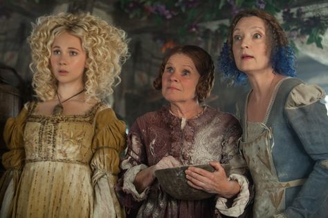 Thistlewit, Knotgross and Flittle *~❤•❦•:*´`*:•❦•❤~* Maleficent Fairies, Lesley Manville, Maleficent 2014, Maleficent Movie, Sleeping Beauty Fairies, Imelda Staunton, Disney Live Action Movies, Juno Temple, Big Brain