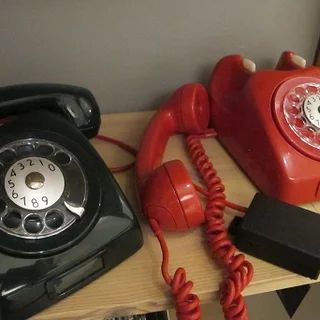 Corded Phones, Study Decor, Phone Cords, 9 Volt Battery, Rotary Phone, Old Phone, Home Phone, Desk Phone, Telephones